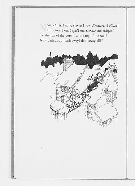 The Night Before Christmas, Arthur Rackham (British, London 1867–1939 Limpsfield, Surrey), Illustrations: photomechanical process