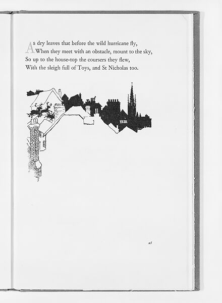 The Night Before Christmas, Arthur Rackham (British, London 1867–1939 Limpsfield, Surrey), Illustrations: photomechanical process