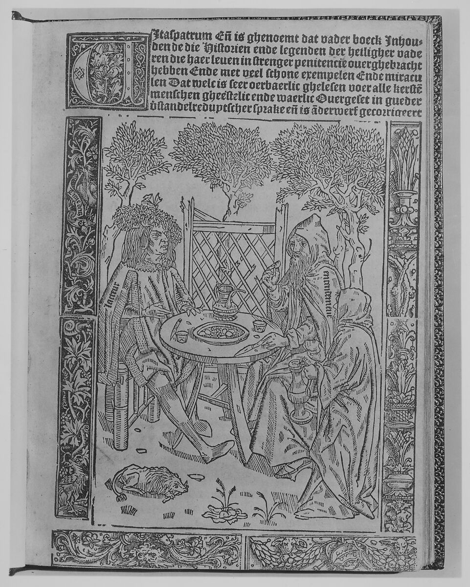 Vitae Patrum (Lives of the Desert Fathers), Saint Jerome (ca. 347–419/20 CE), Woodcuts 