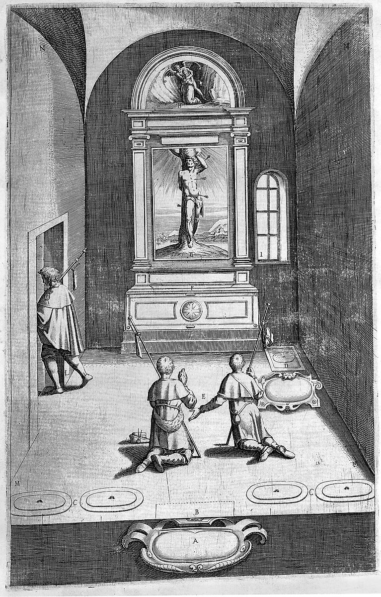 Descrizione del Sacro Monte della Vernia (Description of the Sacred Mount Alverno), Domenico Falcini (Italian, 1575?–1628, (active Siena)), Engraving