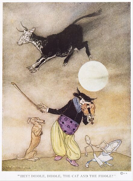 Mother Goose. The Old Nursery Rhymes, Arthur Rackham (British, London 1867–1939 Limpsfield, Surrey), Illustrations: photomechanical color process prints, lithographs 