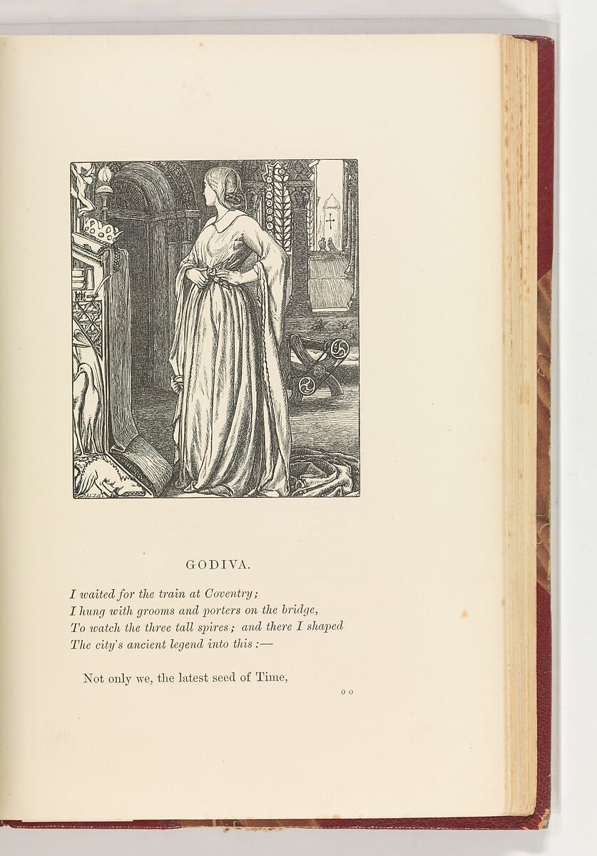 Poems by Alfred Tennyson, Alfred Tennyson (British, Somersby, Lincolnshire 1809–1892 Surrey), Illustrations: mezzotint, wood engraving