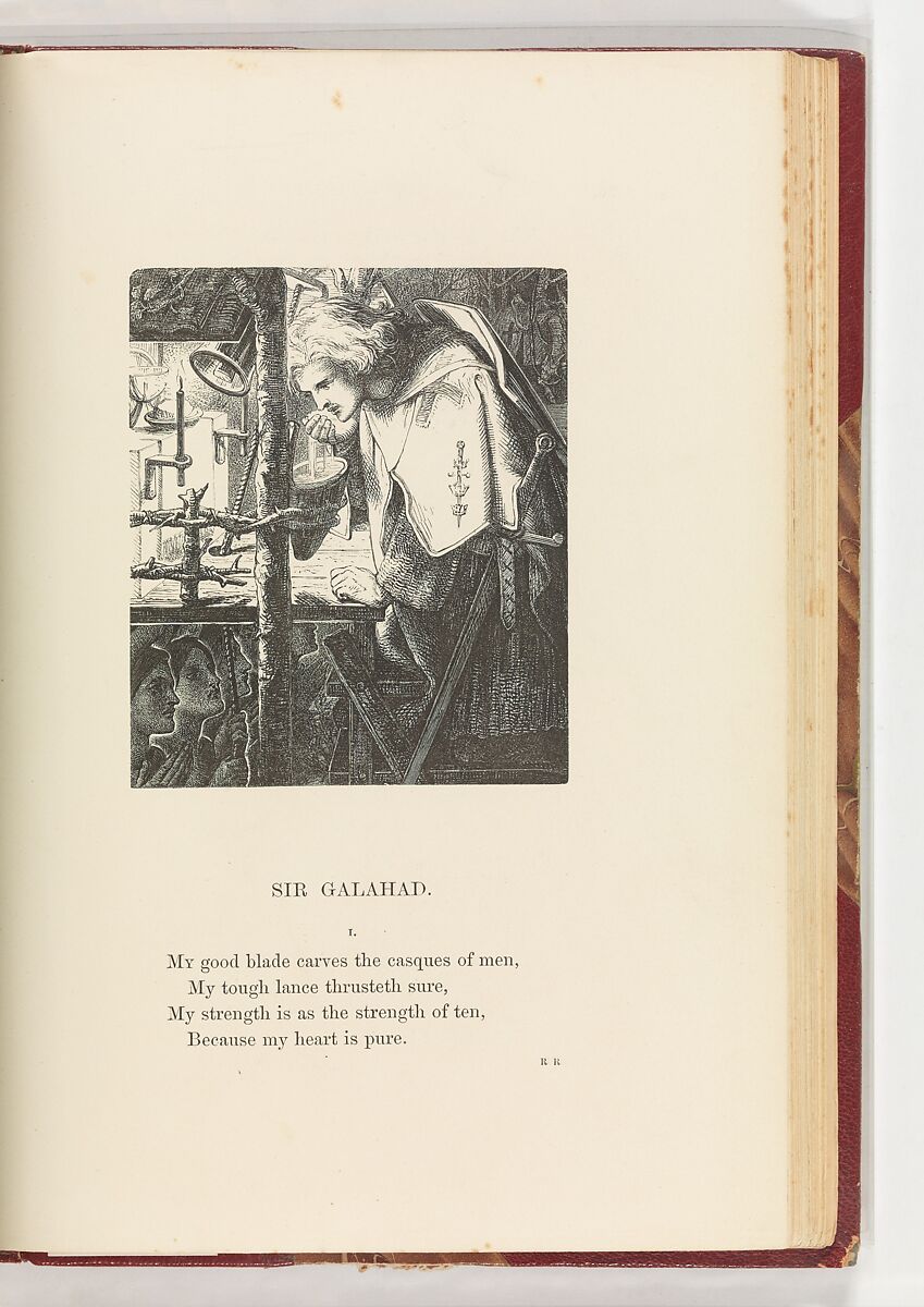 Poems by Alfred Tennyson, Alfred Tennyson (British, Somersby, Lincolnshire 1809–1892 Surrey), Illustrations: mezzotint, wood engraving 