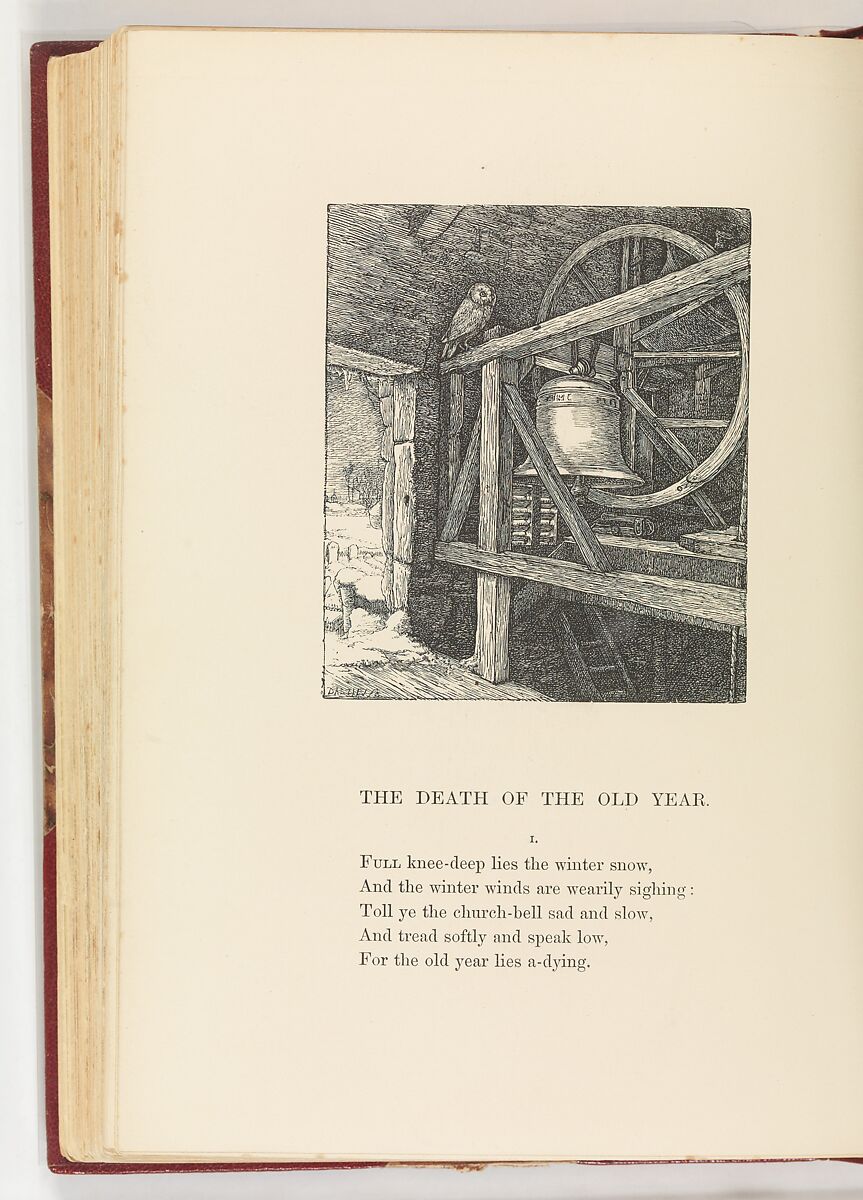 Poems by Alfred Tennyson, Alfred Tennyson (British, Somersby, Lincolnshire 1809–1892 Surrey), Illustrations: mezzotint, wood engraving