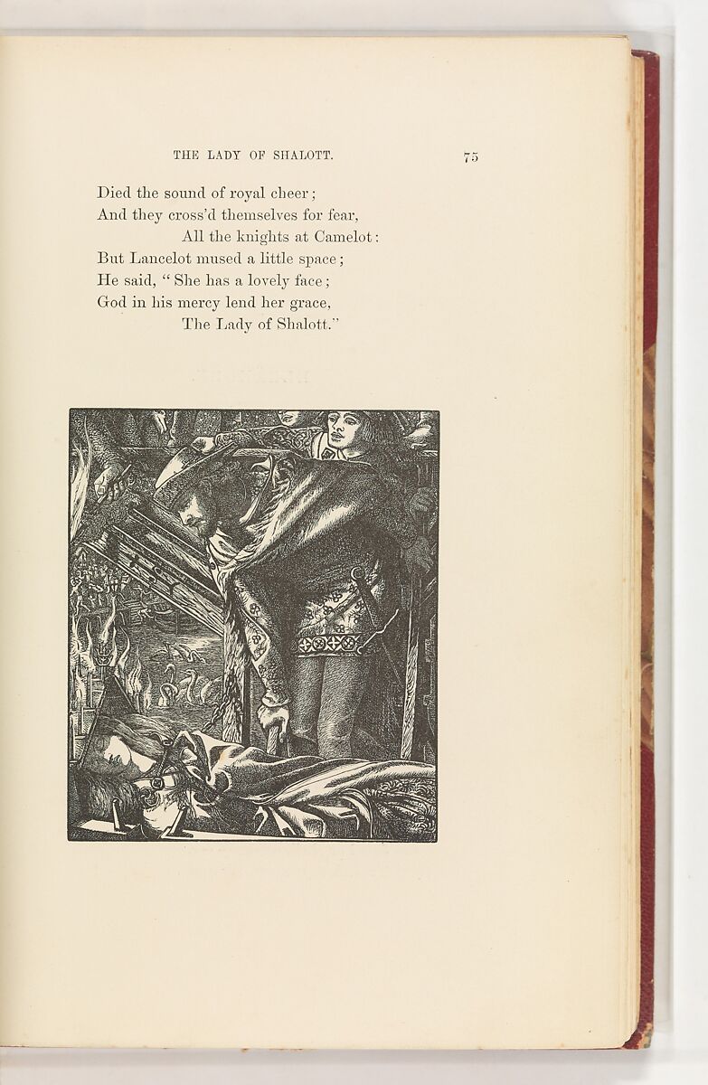 Poems by Alfred Tennyson, Alfred Tennyson (British, Somersby, Lincolnshire 1809–1892 Surrey), Illustrations: mezzotint, wood engraving