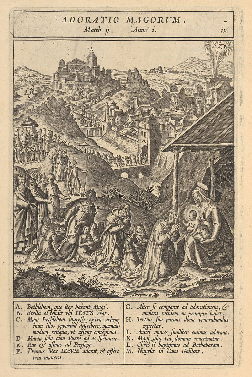 Annotationes et Meditationes in Evangelia..., Hieronymus Natalis (Netherlandish, active late 16th century), plates: engraving 