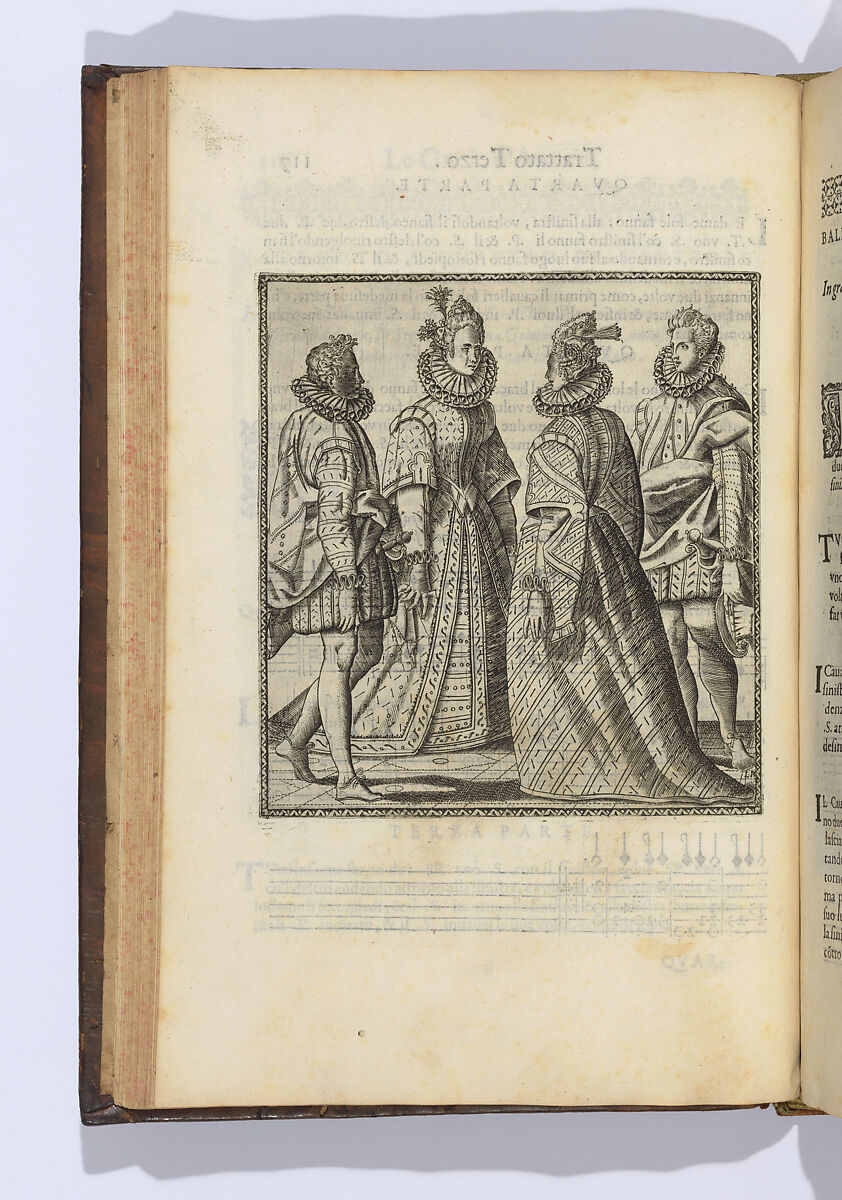 Nuove inventioni di balli, Cesare di Negri (Italian, 17th century), Etching