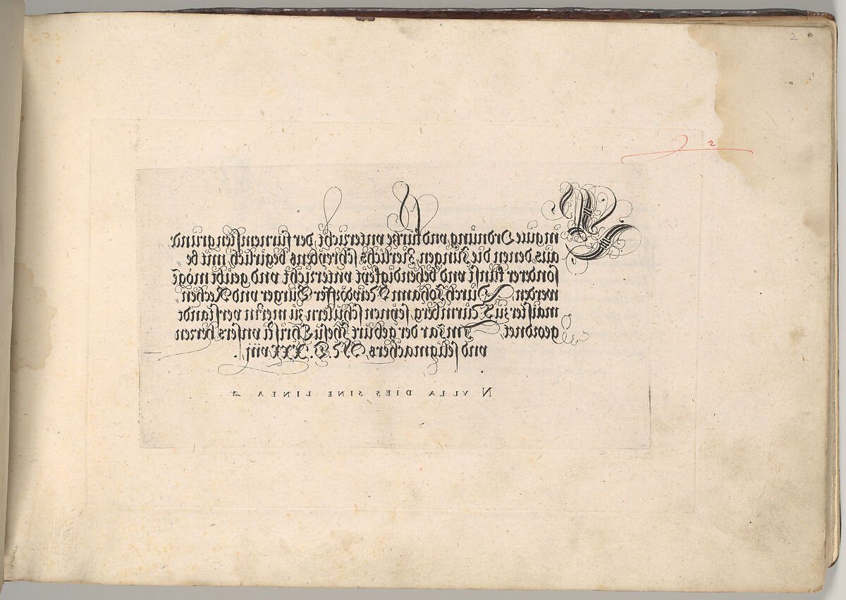 Writing Book (Eine Gute Ordnung und kurtze unterucht' [sic]), Johann Neudörffer the Elder (German, Nuremberg 1497–1563 Nuremberg), plates: etching, some hand colored, manuscript