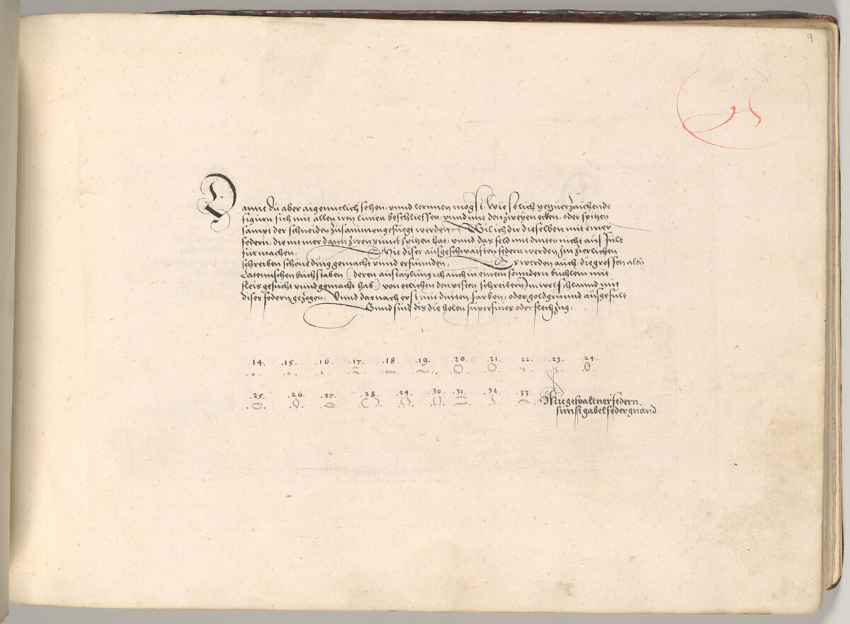 Writing Book (Eine Gute Ordnung und kurtze unterucht' [sic]), Johann Neudörffer the Elder (German, Nuremberg 1497–1563 Nuremberg), plates: etching, some hand colored, manuscript