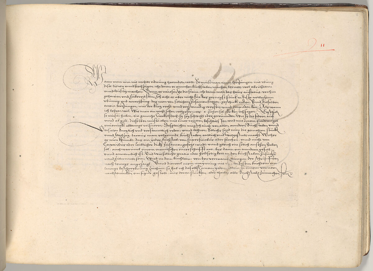 Writing Book (Eine Gute Ordnung und kurtze unterucht' [sic]), Johann Neudörffer the Elder (German, Nuremberg 1497–1563 Nuremberg), plates: etching, some hand colored, manuscript