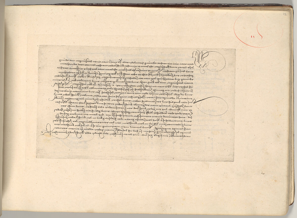 Writing Book (Eine Gute Ordnung und kurtze unterucht' [sic]), Johann Neudörffer the Elder (German, Nuremberg 1497–1563 Nuremberg), plates: etching, some hand colored, manuscript