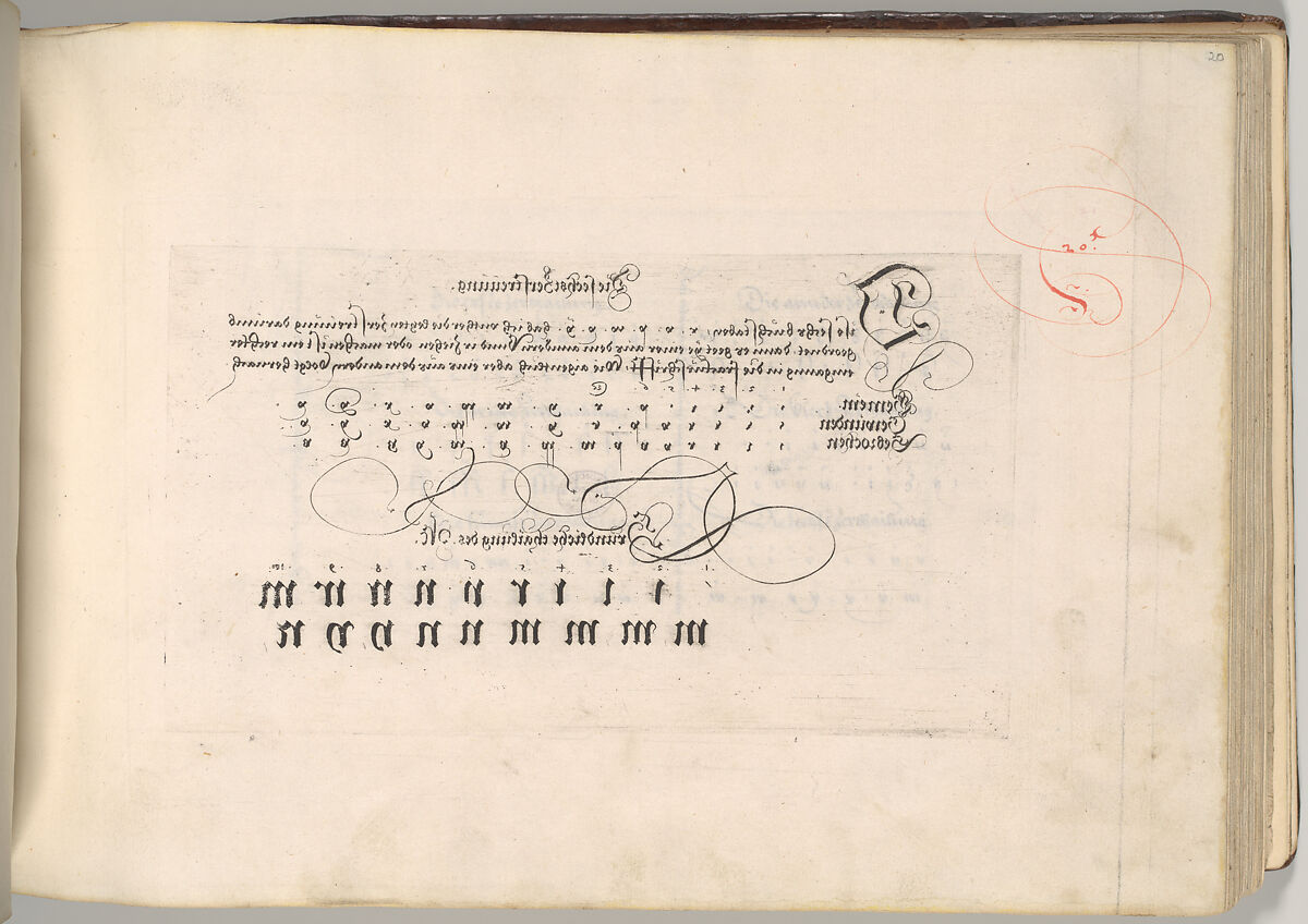 Writing Book (Eine Gute Ordnung und kurtze unterucht' [sic]), Johann Neudörffer the Elder (German, Nuremberg 1497–1563 Nuremberg), plates: etching, some hand colored, manuscript