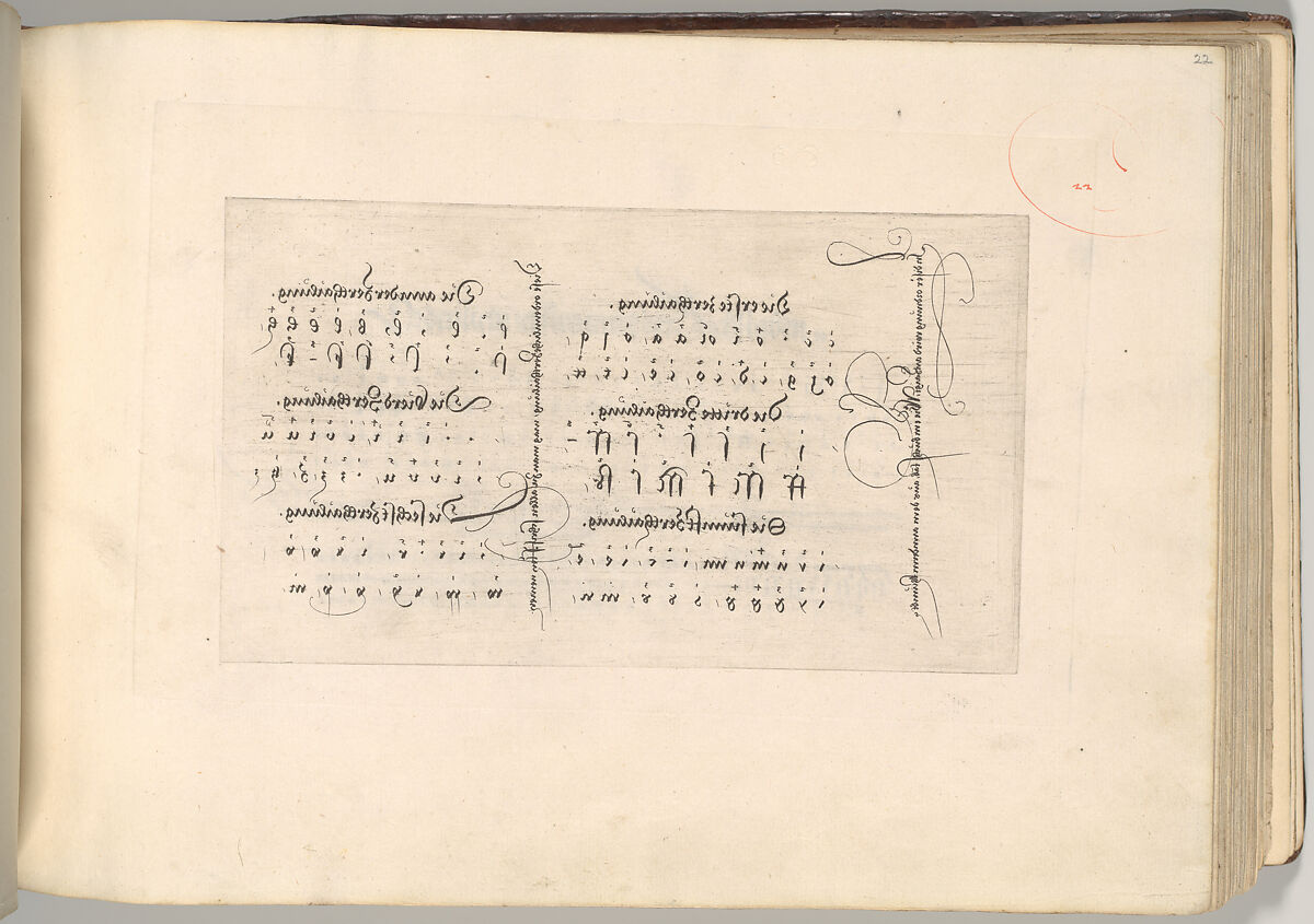 Writing Book (Eine Gute Ordnung und kurtze unterucht' [sic]), Johann Neudörffer the Elder (German, Nuremberg 1497–1563 Nuremberg), plates: etching, some hand colored, manuscript