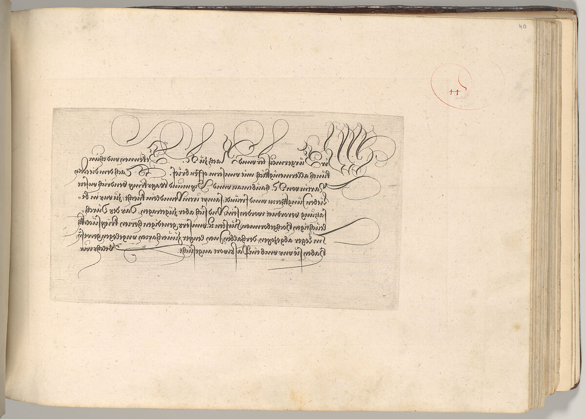 Writing Book (Eine Gute Ordnung und kurtze unterucht' [sic]), Johann Neudörffer the Elder (German, Nuremberg 1497–1563 Nuremberg), plates: etching, some hand colored, manuscript