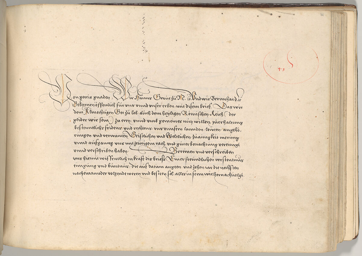 Writing Book (Eine Gute Ordnung und kurtze unterucht' [sic]), Johann Neudörffer the Elder (German, Nuremberg 1497–1563 Nuremberg), plates: etching, some hand colored, manuscript