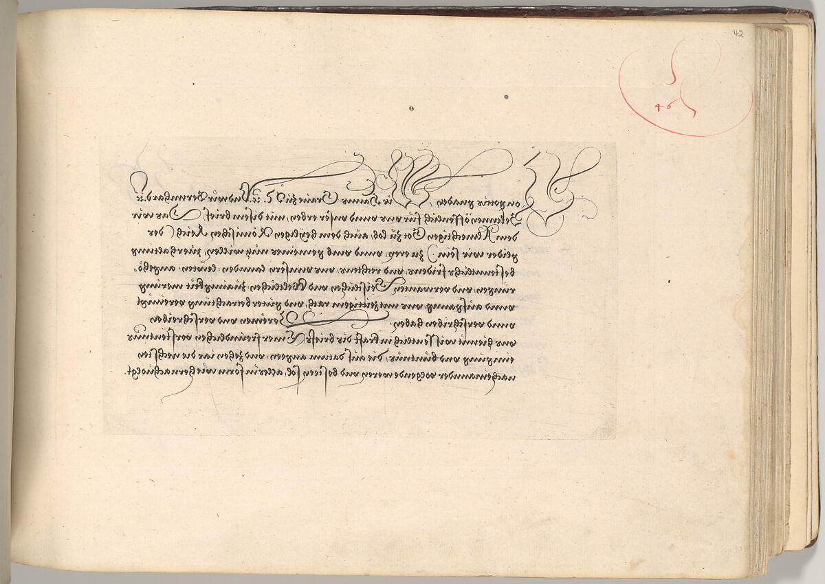 Writing Book (Eine Gute Ordnung und kurtze unterucht' [sic]), Johann Neudörffer the Elder (German, Nuremberg 1497–1563 Nuremberg), plates: etching, some hand colored, manuscript