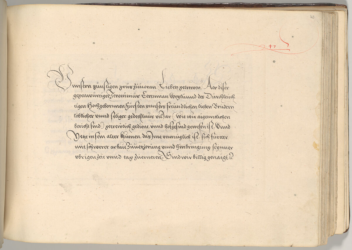 Writing Book (Eine Gute Ordnung und kurtze unterucht' [sic]), Johann Neudörffer the Elder (German, Nuremberg 1497–1563 Nuremberg), plates: etching, some hand colored, manuscript