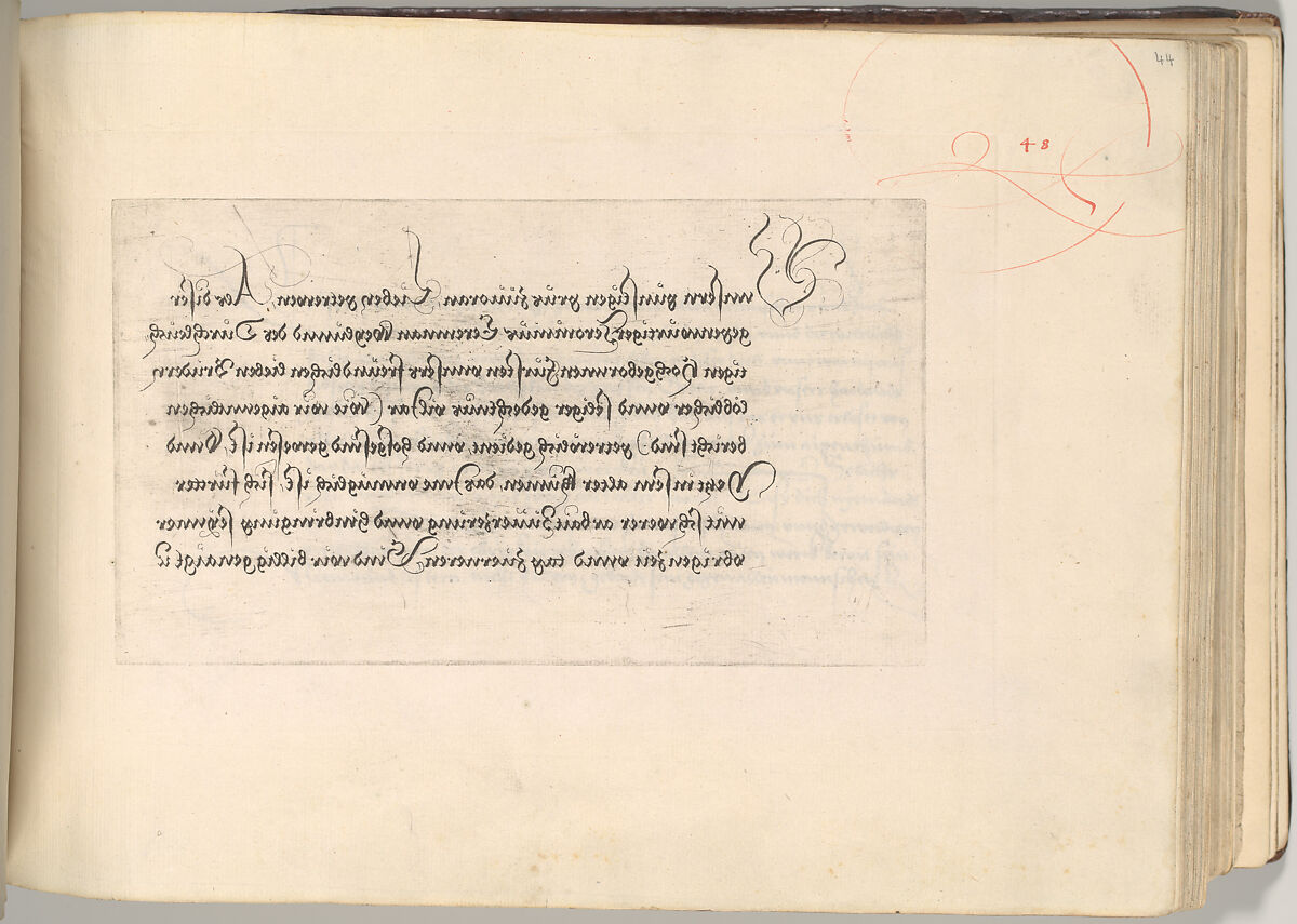 Writing Book (Eine Gute Ordnung und kurtze unterucht' [sic]), Johann Neudörffer the Elder (German, Nuremberg 1497–1563 Nuremberg), plates: etching, some hand colored, manuscript