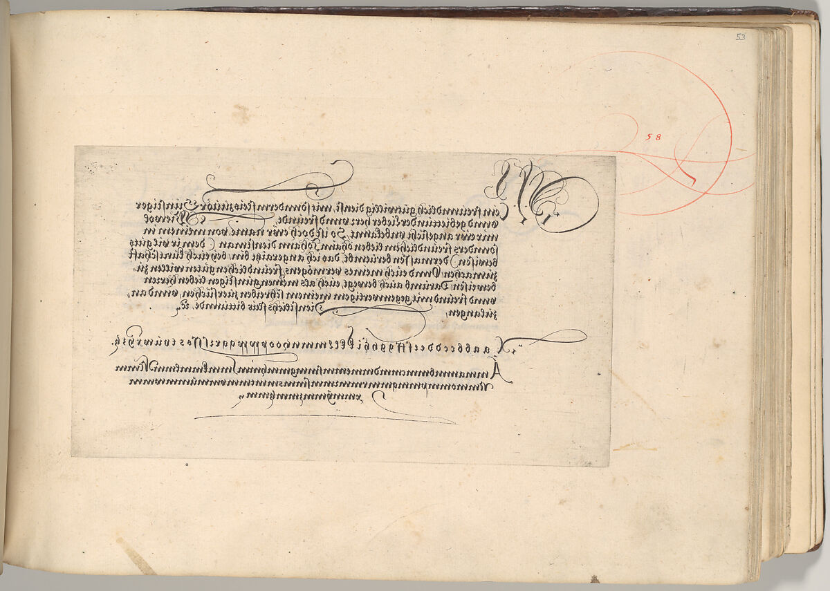 Writing Book (Eine Gute Ordnung und kurtze unterucht' [sic]), Johann Neudörffer the Elder (German, Nuremberg 1497–1563 Nuremberg), plates: etching, some hand colored, manuscript