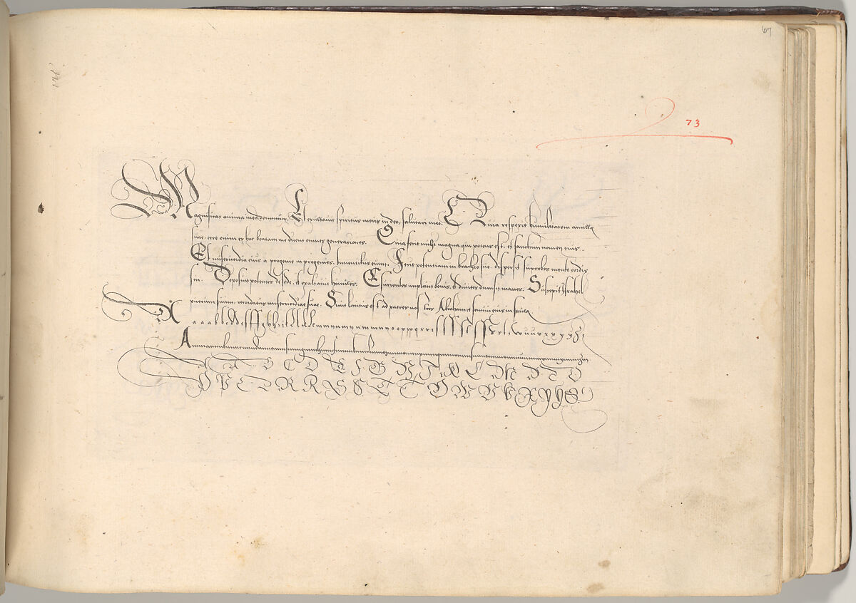 Writing Book (Eine Gute Ordnung und kurtze unterucht' [sic]), Johann Neudörffer the Elder (German, Nuremberg 1497–1563 Nuremberg), plates: etching, some hand colored, manuscript