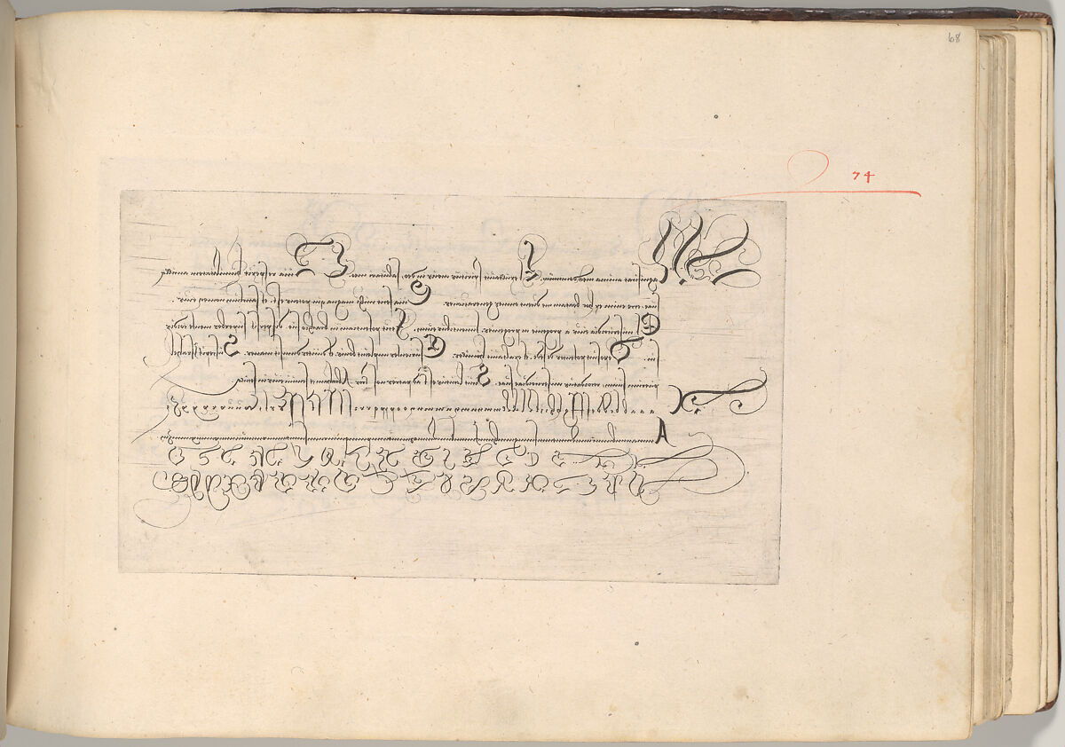 Writing Book (Eine Gute Ordnung und kurtze unterucht' [sic]), Johann Neudörffer the Elder (German, Nuremberg 1497–1563 Nuremberg), plates: etching, some hand colored, manuscript