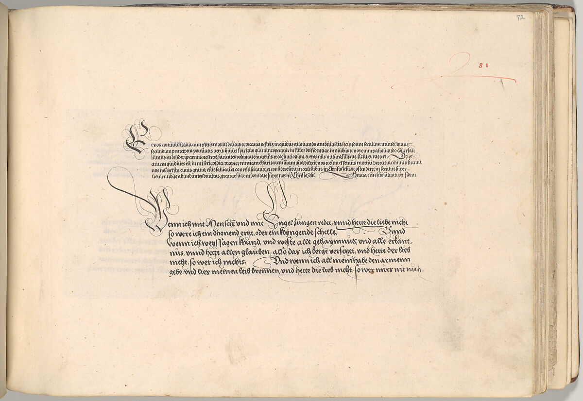 Writing Book (Eine Gute Ordnung und kurtze unterucht' [sic]), Johann Neudörffer the Elder (German, Nuremberg 1497–1563 Nuremberg), plates: etching, some hand colored, manuscript