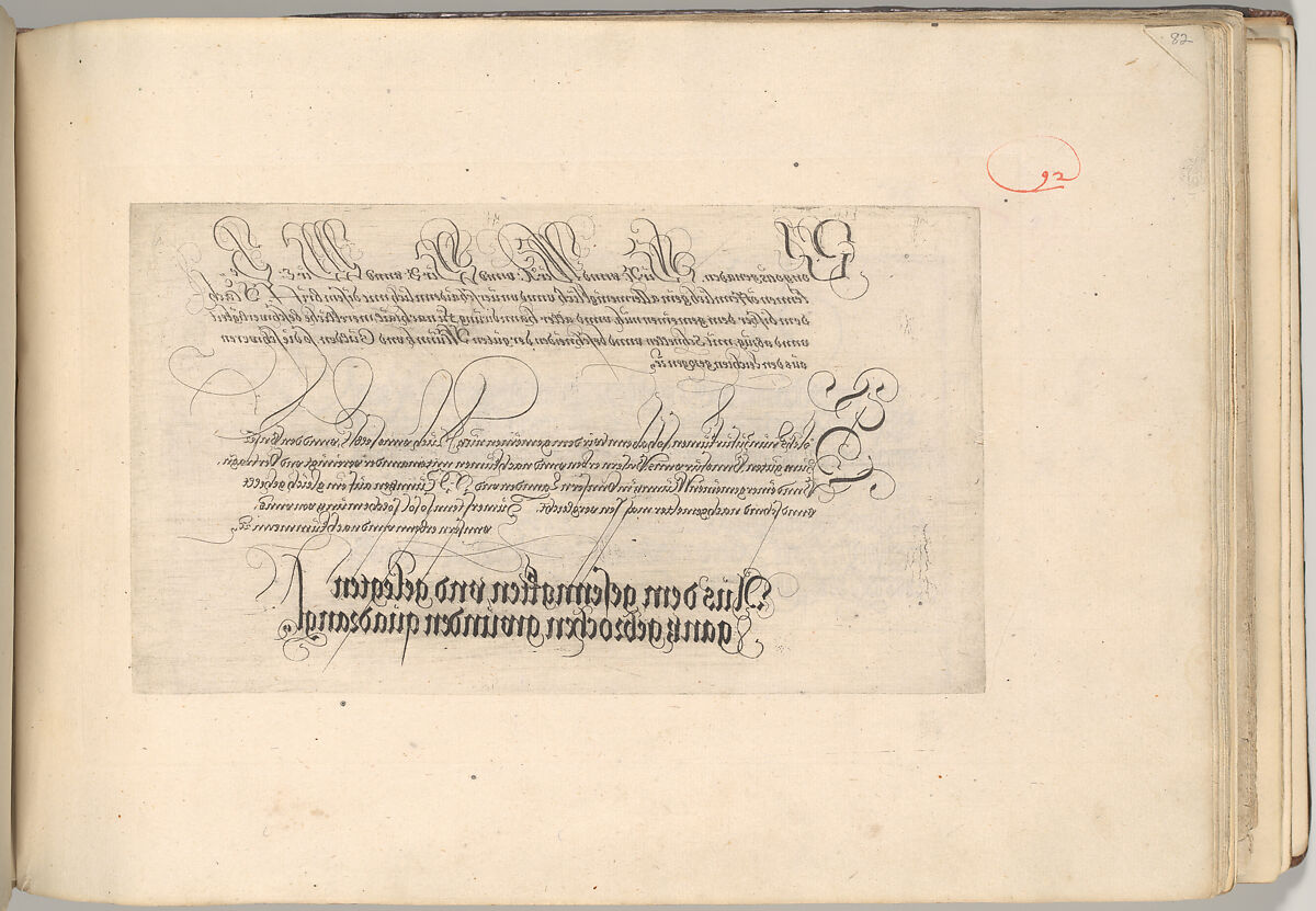 Writing Book (Eine Gute Ordnung und kurtze unterucht' [sic]), Johann Neudörffer the Elder (German, Nuremberg 1497–1563 Nuremberg), plates: etching, some hand colored, manuscript