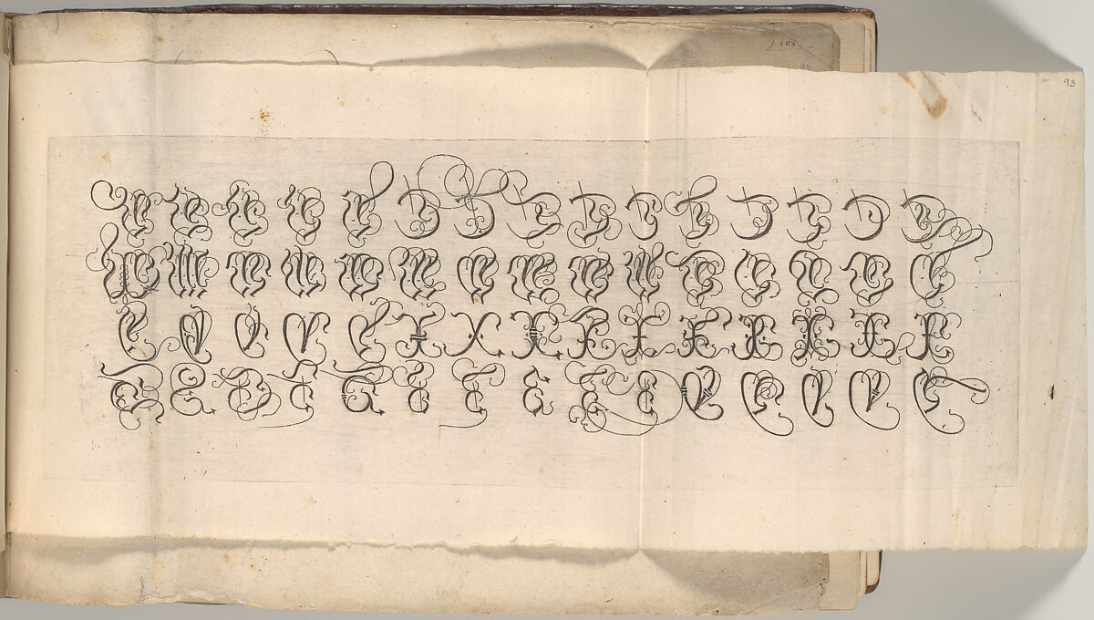 Writing Book (Eine Gute Ordnung und kurtze unterucht' [sic]), Johann Neudörffer the Elder (German, Nuremberg 1497–1563 Nuremberg), plates: etching, some hand colored, manuscript