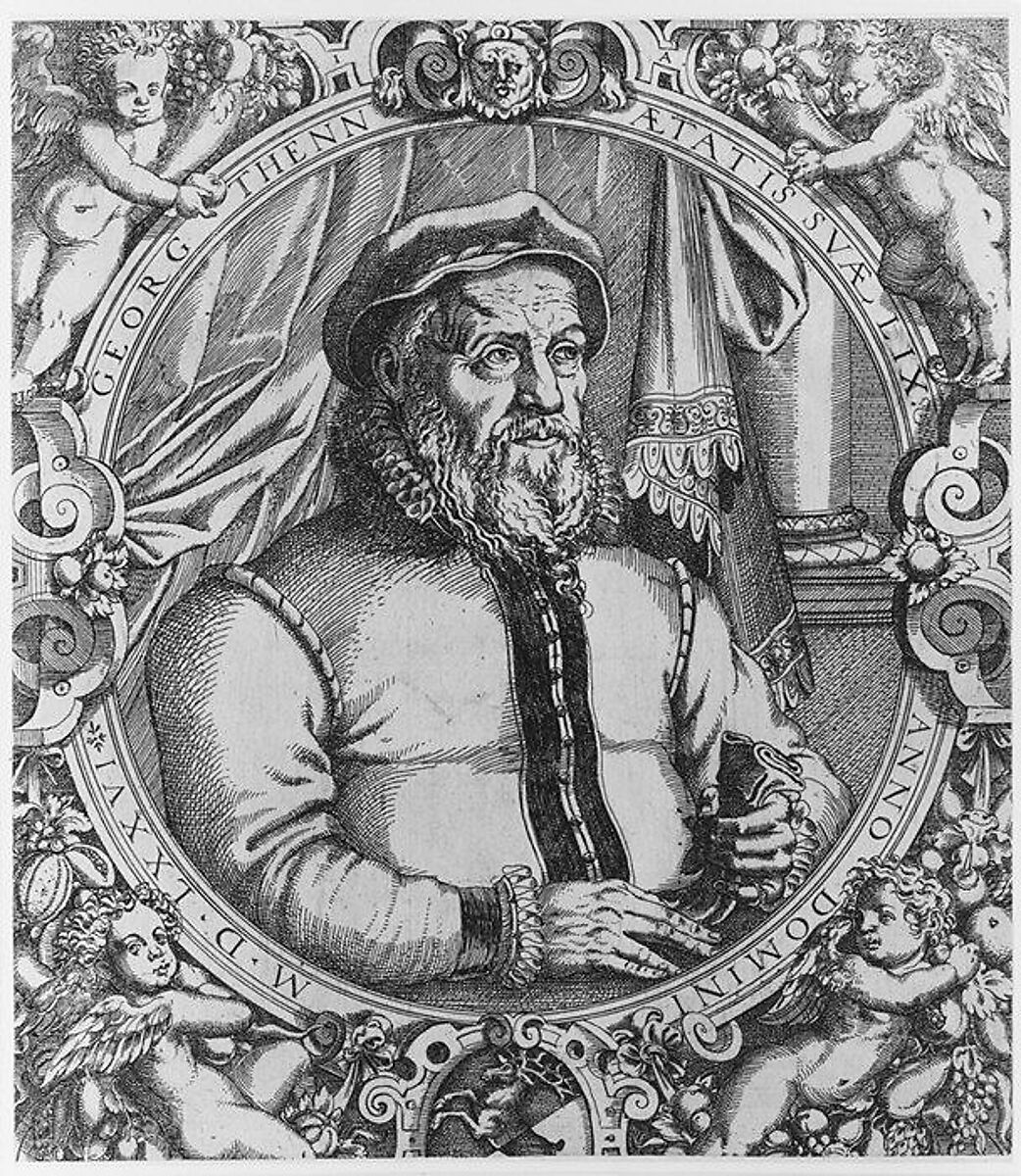 Georg Thenn, Jost Amman (Swiss, Zurich before 1539–1591 Nuremberg), Etching; second state of two 