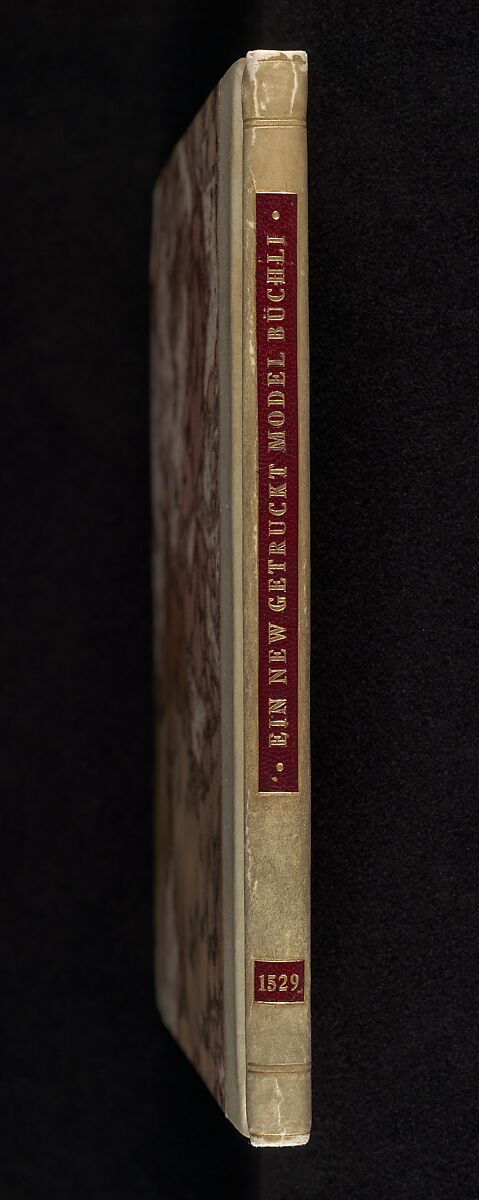 Ein new getruckt model Büchli..., Johann Schönsperger the Younger (German, active 1510–30), Book printed in woodcut