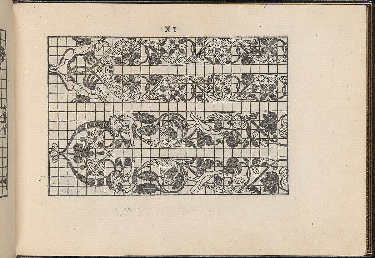 La Vera Perfettione del Disegno di varie sorti di recami, Giovanni Ostaus (Italian, active Venice ca. 1554–91)  , Venice, Woodcut