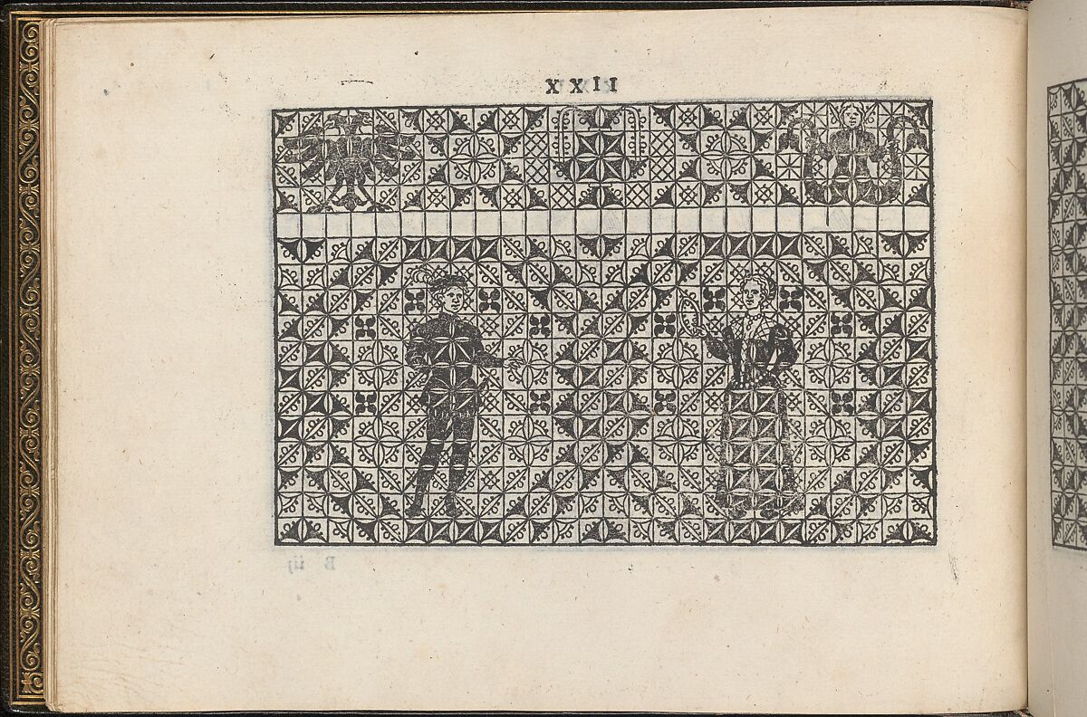 La Vera Perfettione del Disegno di varie sorti di recami, Giovanni Ostaus (Italian, active Venice ca. 1554–91)  , Venice, Woodcut