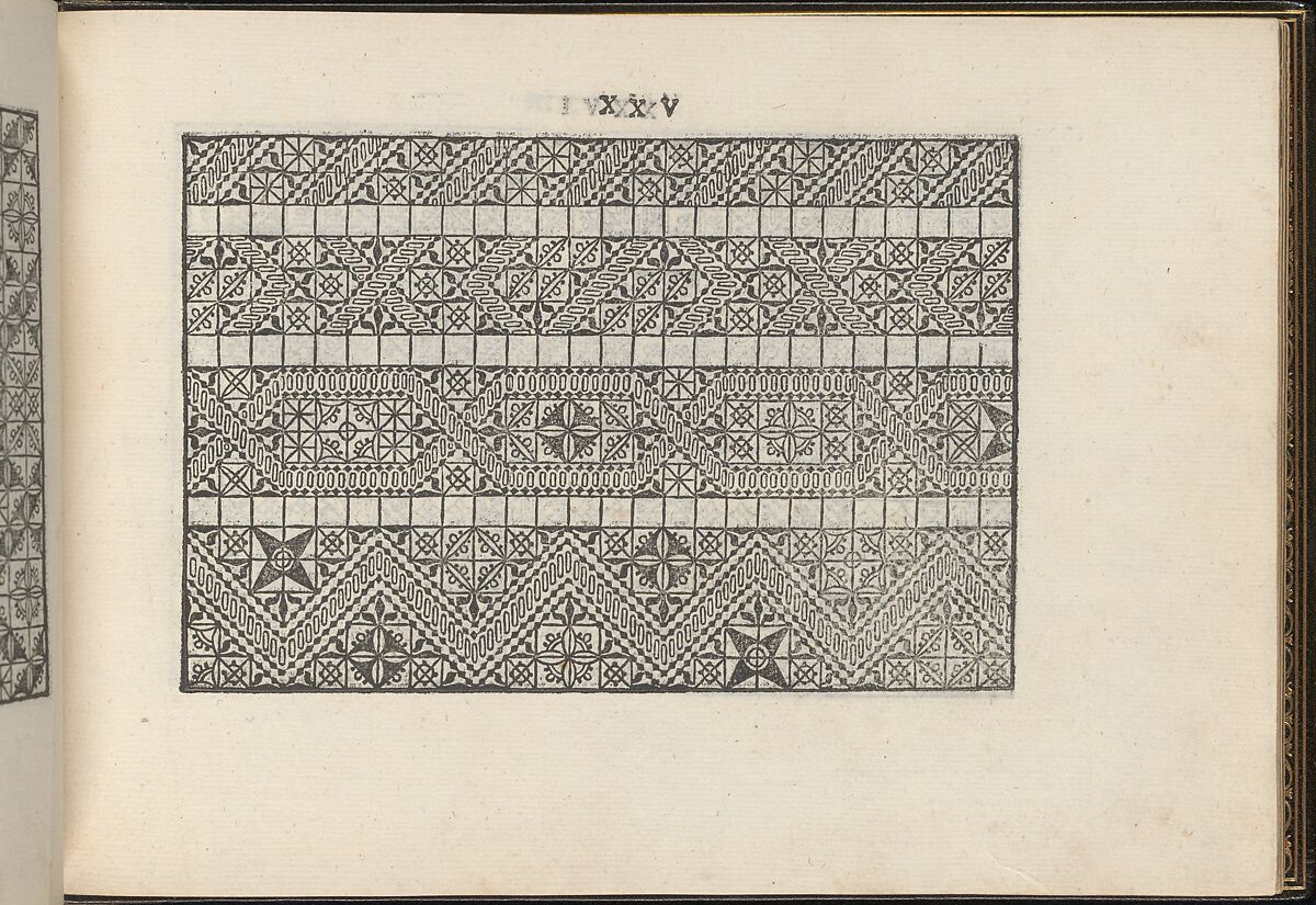 La Vera Perfettione del Disegno di varie sorti di recami, Giovanni Ostaus (Italian, active Venice ca. 1554–91)  , Venice, Woodcut