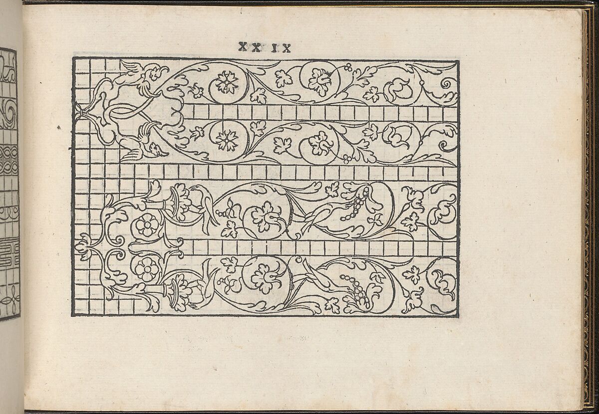 La Vera Perfettione del Disegno di varie sorti di recami, Giovanni Ostaus (Italian, active Venice ca. 1554–91)  , Venice, Woodcut