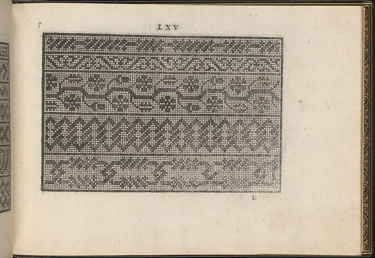 La Vera Perfettione del Disegno di varie sorti di recami, Giovanni Ostaus (Italian, active Venice ca. 1554–91)  , Venice, Woodcut