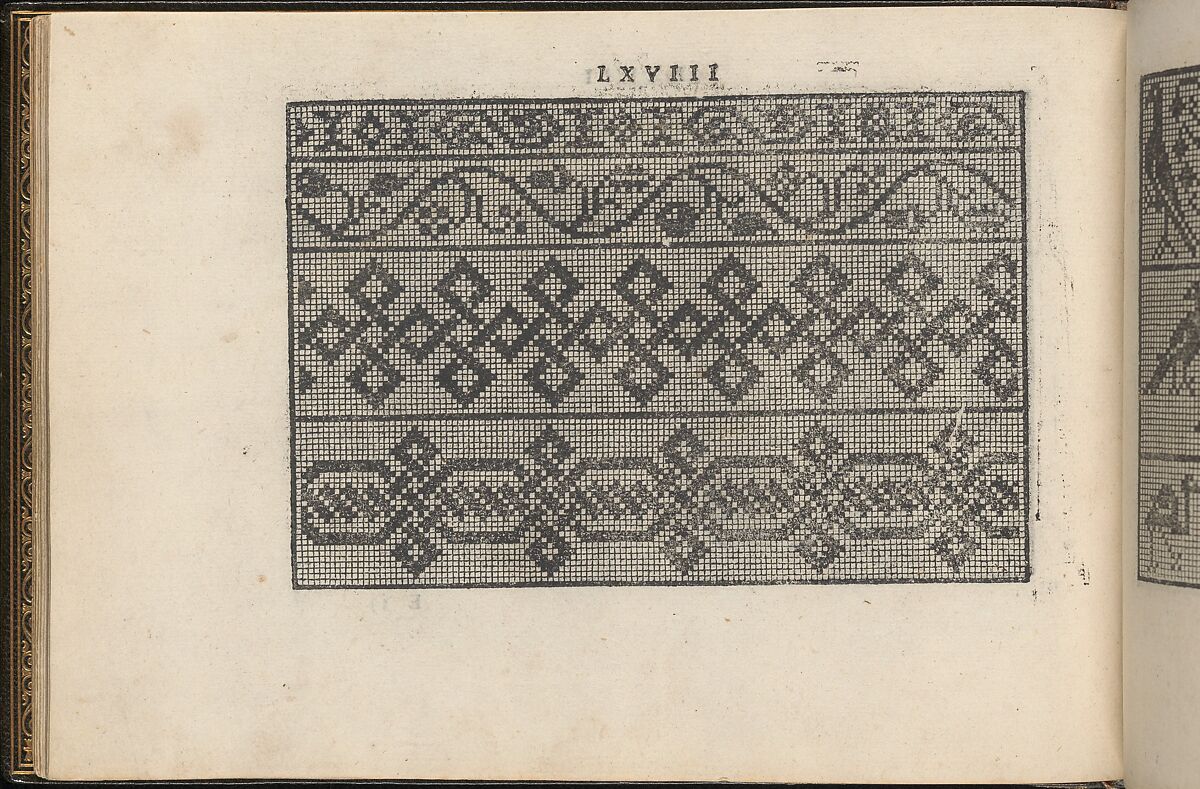 La Vera Perfettione del Disegno di varie sorti di recami, Giovanni Ostaus (Italian, active Venice ca. 1554–91)  , Venice, Woodcut