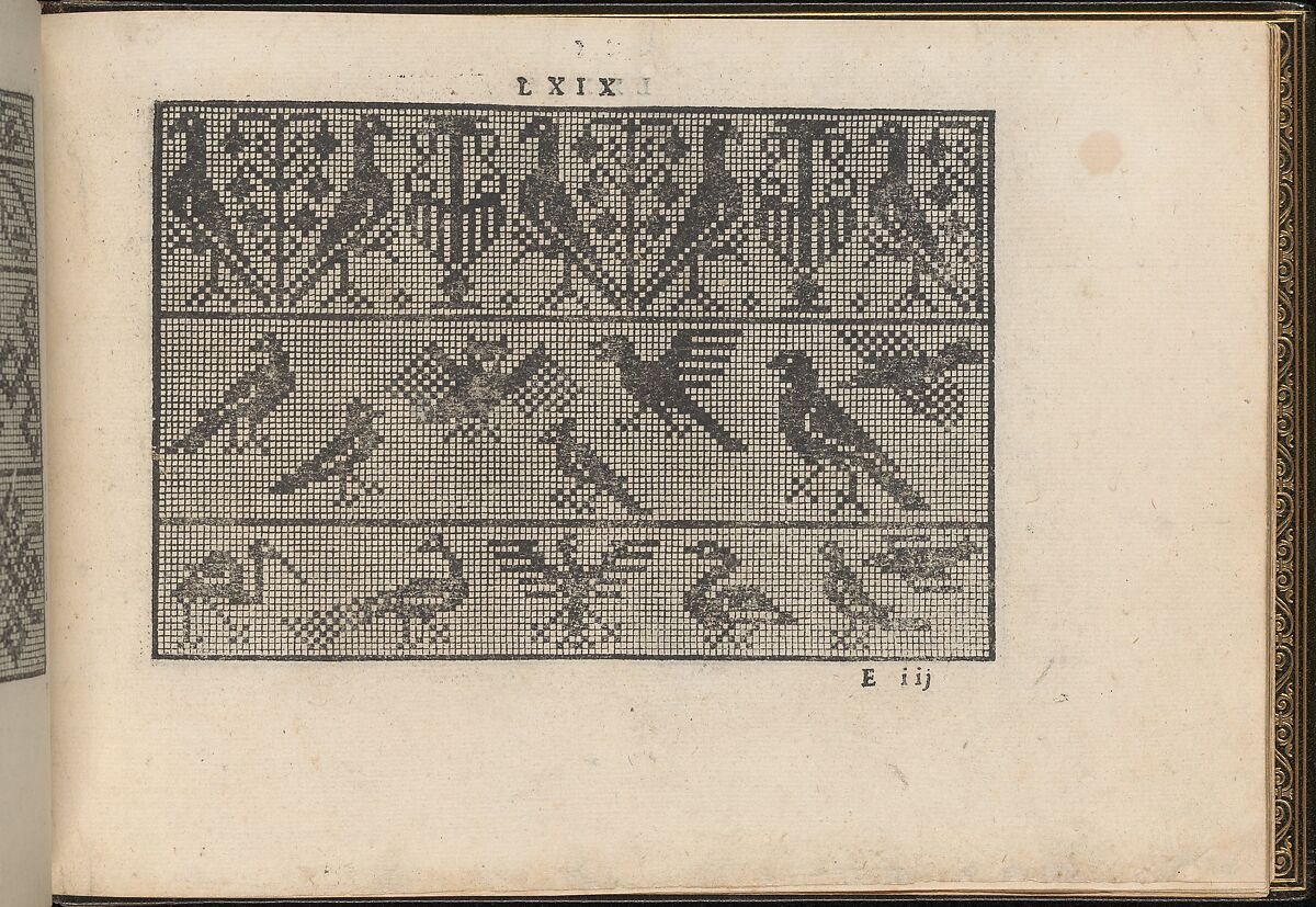 La Vera Perfettione del Disegno di varie sorti di recami, Giovanni Ostaus (Italian, active Venice ca. 1554–91)  , Venice, Woodcut