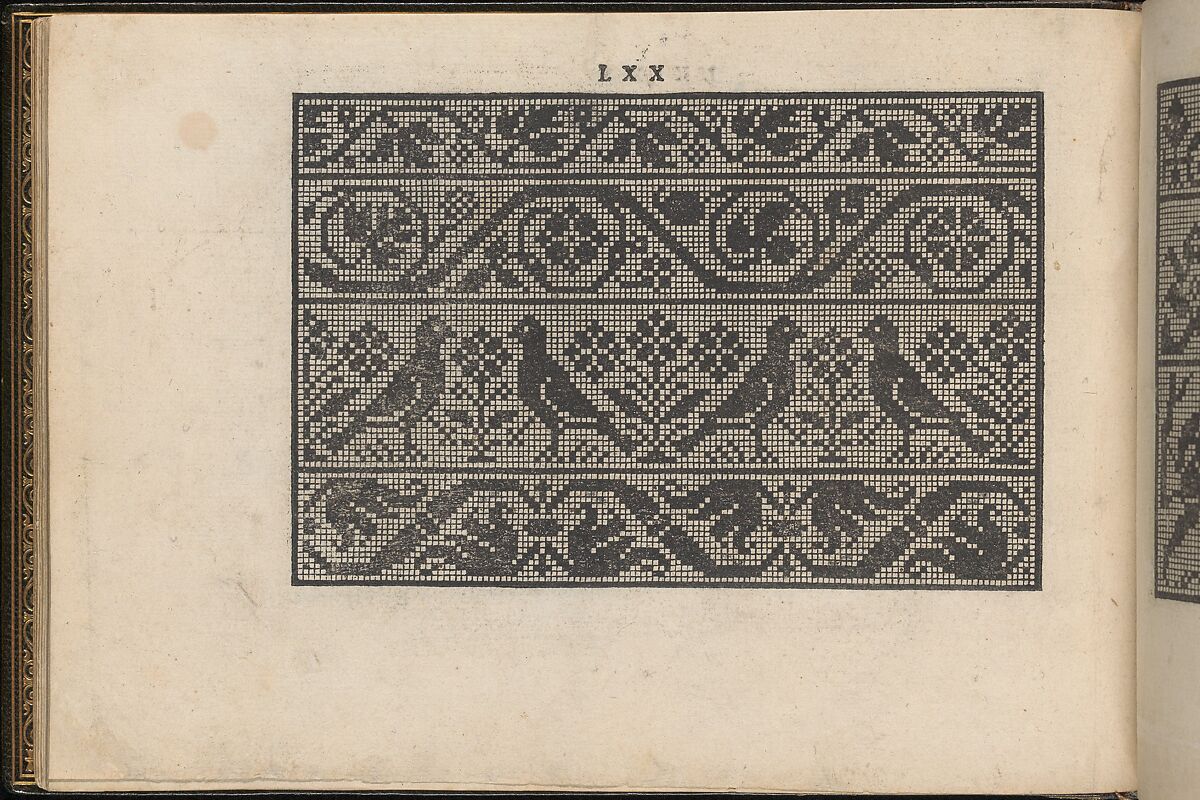 La Vera Perfettione del Disegno di varie sorti di recami, Giovanni Ostaus (Italian, active Venice ca. 1554–91)  , Venice, Woodcut