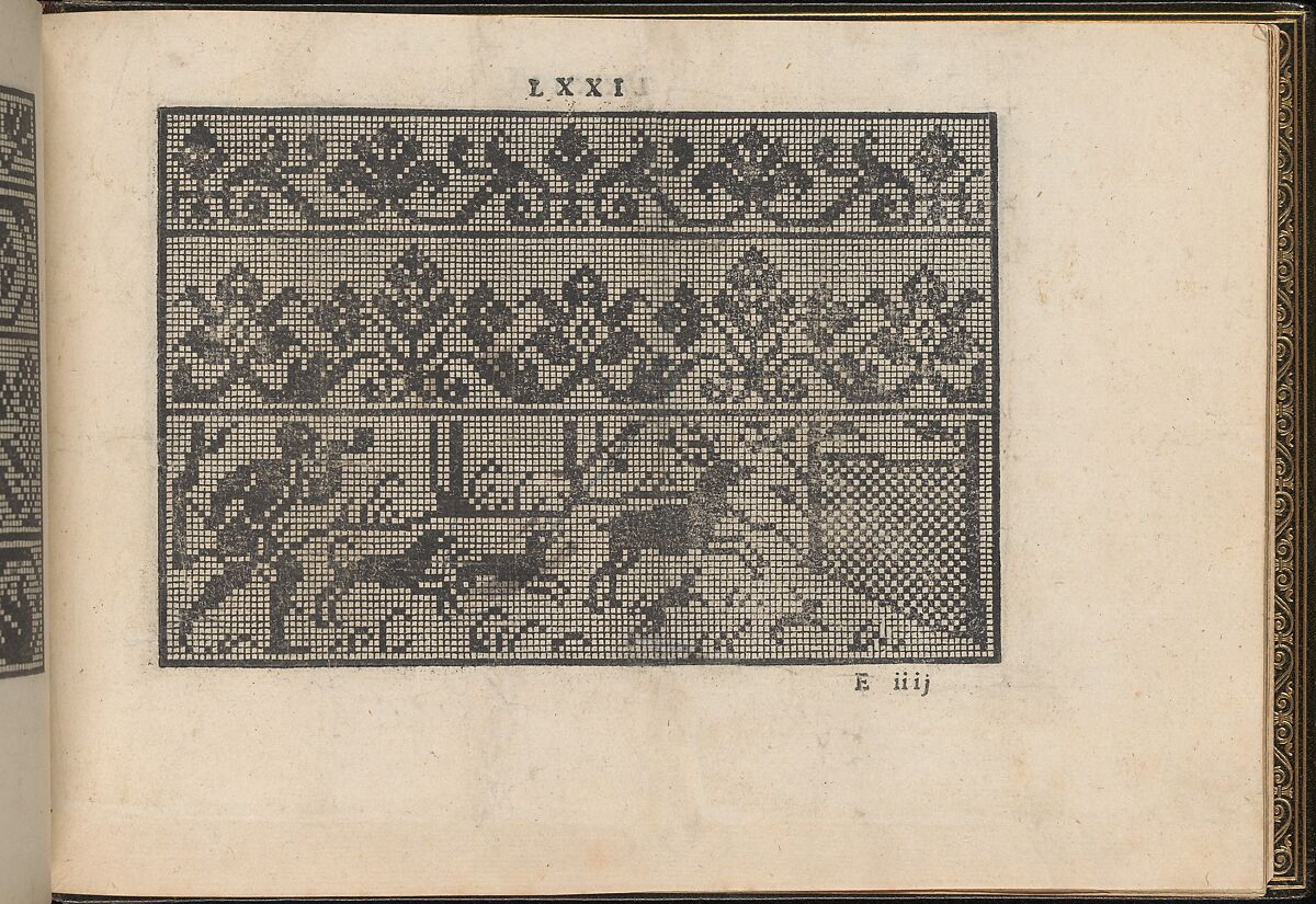 La Vera Perfettione del Disegno di varie sorti di recami, Giovanni Ostaus (Italian, active Venice ca. 1554–91)  , Venice, Woodcut