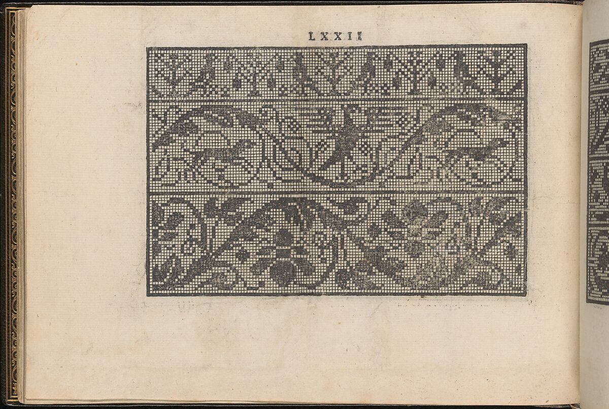 La Vera Perfettione del Disegno di varie sorti di recami, Giovanni Ostaus (Italian, active Venice ca. 1554–91)  , Venice, Woodcut