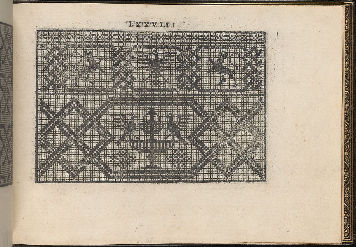 La Vera Perfettione del Disegno di varie sorti di recami, Giovanni Ostaus (Italian, active Venice ca. 1554–91)  , Venice, Woodcut