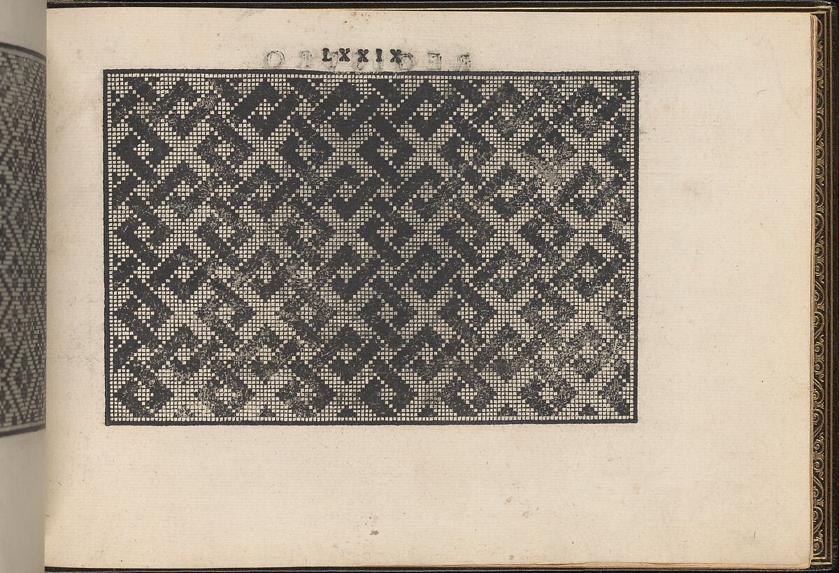 La Vera Perfettione del Disegno di varie sorti di recami, Giovanni Ostaus (Italian, active Venice ca. 1554–91)  , Venice, Woodcut