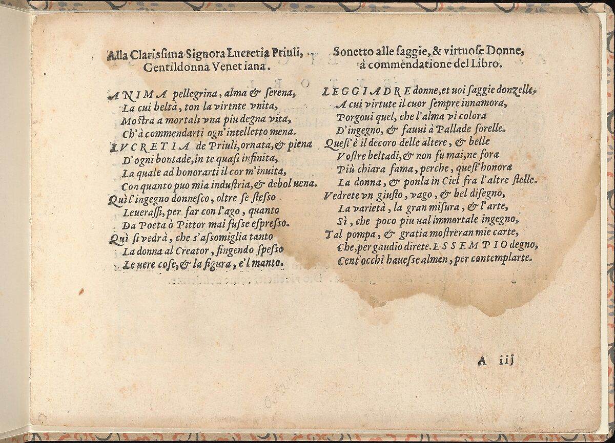 La vera perfettione del disegno di varie sorti di recami, Giovanni Ostaus (Italian, active Venice ca. 1554–91)  , Venice, Woodcut 