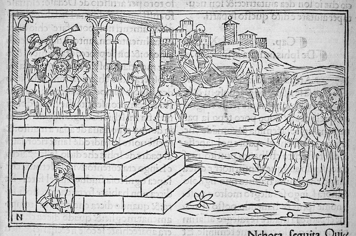 Methamorphoseos vulgare, Ovid (Roman, Sulmo 43 BCE–17 CE Tomis, Moesia), Printed book with woodcut illustrations