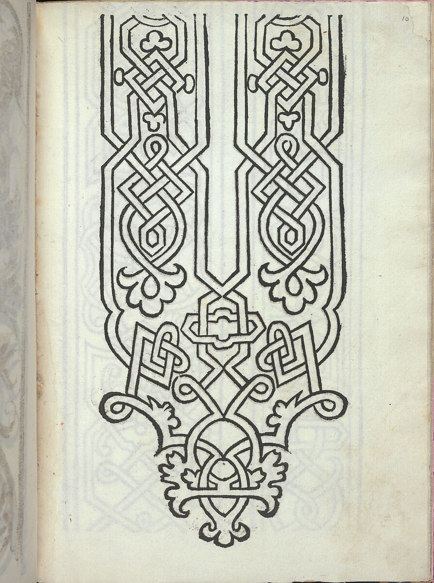 Libro quarto. De rechami per elquale se impara in diuersi modi lordine e il modo de recamare...Opera noua, Alessandro Paganino (Italian, active Salò, Toscolano and Venice, 1511–38), Woodcut