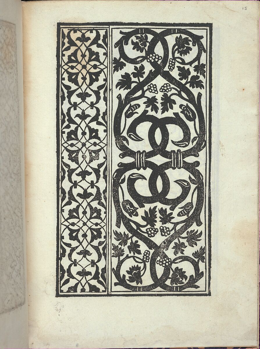 Libro quarto. De rechami per elquale se impara in diuersi modi lordine e il modo de recamare...Opera noua, Alessandro Paganino (Italian, active Salò, Toscolano and Venice, 1511–38), Woodcut