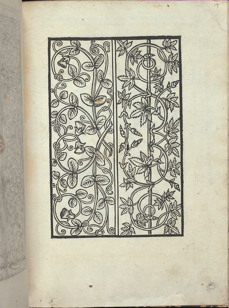 Libro quarto. De rechami per elquale se impara in diuersi modi lordine e il modo de recamare...Opera noua, Alessandro Paganino (Italian, active Salò, Toscolano and Venice, 1511–38), Woodcut