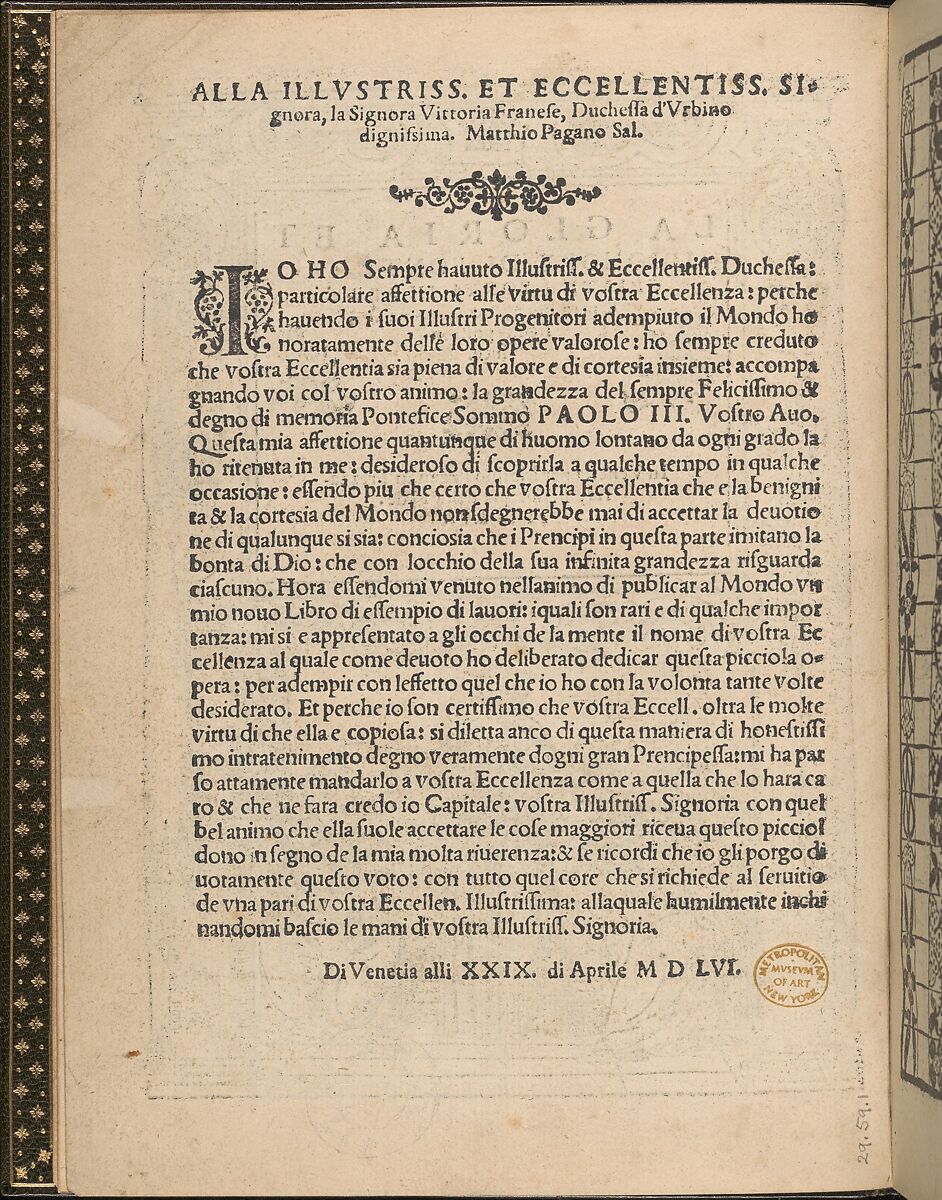 La Gloria et l'Honore di Ponti Tagliati, E Ponti in Aere, Matteo Pagano (Italian, 1515–1588)  , Venice, Woodcut