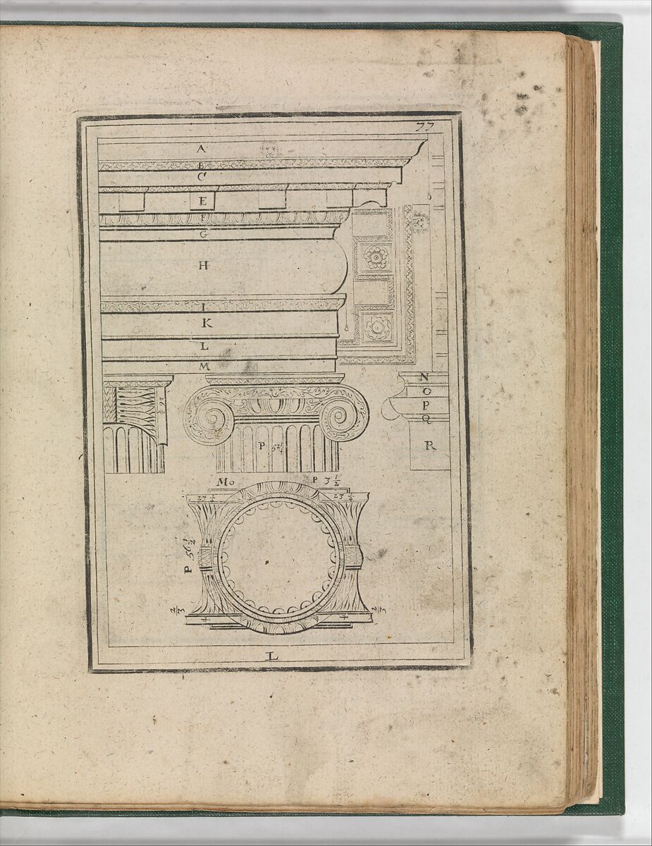 The First Book of Architecture, Andrea Palladio (Italian, Padua 1508–1580 Vicenza), Illustrations: etching and engraving 
