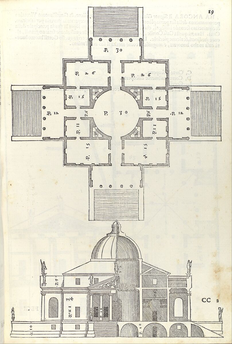 I quattro libri dell'architettura di Andrea Palladio, Andrea Palladio  Italian, Printed book with woodcut illustrations